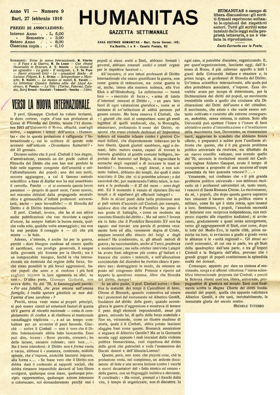 Michele Viterbo (1916) - Verso la nuova internazionale (Humanitas - 27 febbraio 1916, p. 65).jpg