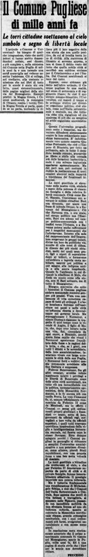 Viterbo Michele (1951) Il Comune Pugliese di mille anni fa (La Gazzetta del Mezzogiorno, 12 gennaio 1951, p. 3).jpg