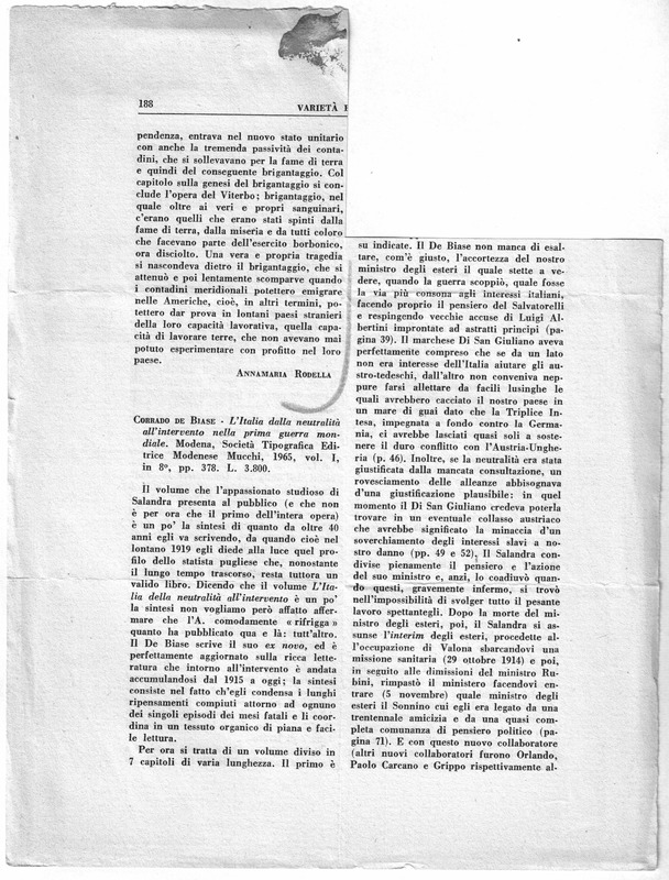 Rodella A. (1966) Recensione a Gente del Sud. Il Sud e l'Unità (Il Risorgimento, 1966)_Pagina_3.jpg