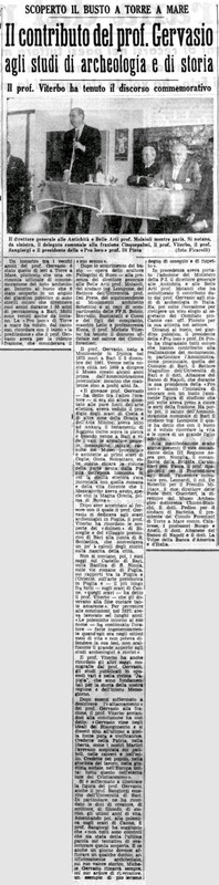(1963), Il contributo di Michele Gervasio agli studi di archeologia e di storia (La Gazzetta del Mezzogiorno, 14 ottobre 1963, p. 4).jpg