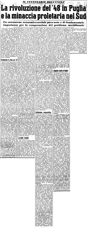 VM(1960) La rivoluzione del '48 in Puglia e la minaccia proletaria nel Sud (La Gazzetta del Mezzogiorno, 19 luglio 1960, p. 3).jpg