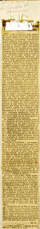 MV (1928), Goffredo Di Crollalanza e l'Istituto Superiore di Commercio, La Gazzetta del Mezzogiorno, 20 dicembre 1928.JPG
