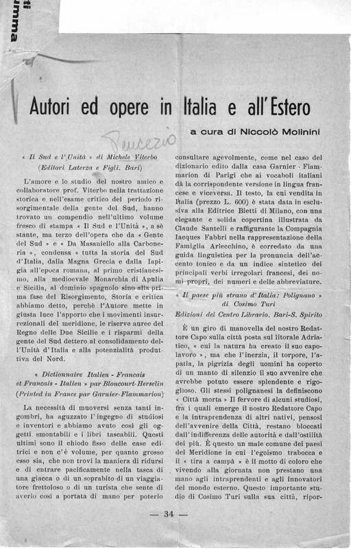 Molinini N. (1966) Recensione all'opera Gente del Sud. Il Sud e l'Unità (La disfida, 1966)_Pagina_2.jpg