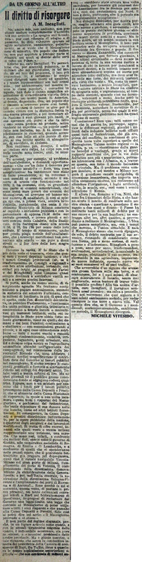 MV (1918) Il diritto di risorgere, Da un giorno all'altro (Giornale d'Italia, 26 ottobre 1918, p. 2).JPG