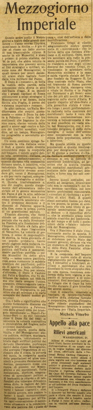 MV (1937), Mezzogiorno imperiale (La GdM, 22 agosto 1937, p. 1).JPG
