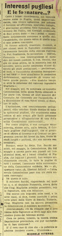 MV (1912), E le fognature Interessi pugliesi.JPG