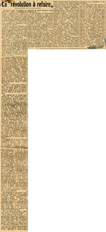 Michele Viterbo (1936) - La révolution à refaire (Provincia di Bolzano - 30 luglio 1936).jpg