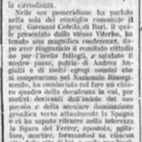 V. R. (1909), Per F. Ferrer a Castellana (Corriere delle Puglie, 16 dicembre 1909, p. 4.png