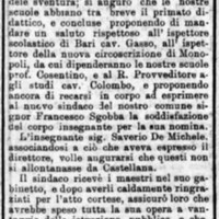 MV (1907), La riapertura delle scuole (Corriere delle Puglie, 19 ottobre 1907, p. 2).jpg