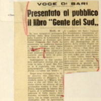 (1959), Presentato al pubblico il libro “Gente del Sud“.jpeg