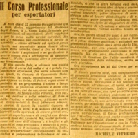 MV (1927), Il corso professionale per esportatori, La Gazzetta di Puglia-Le vie dell'Oriente, 8 giugno 1927, p. 3.JPG