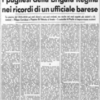 VM (1967), I pugliesi della Brigata Regina nei ricordi di un ufficiale barese (La Gazzetta del Mezzogiorno, 18 novembre 1967, p. 3).jpg