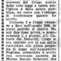 VM (1964), Sì, Crispi non volle l'Acquedotto Pugliese (La Gazzetta del Mezzogiorno, 28 febbraio 1964, p. 5) [Sangiorgi Giuseppe].jpg