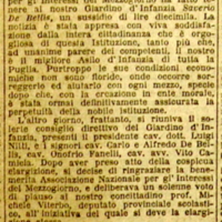S. A. (1922) Cospicua elargizione a Castellana, Un voto di plauso al prof. Viterbo (La Gazzetta di  Puglia, 16 dicembre 1922).JPG