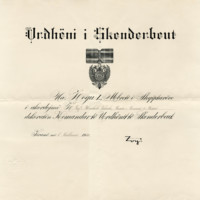 (1930) Diploma dell'Ordine di Skanderberg.jpg