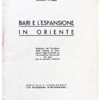 Michele Viterbo (dopo 1940), Bari e l’espansione in Oriente .pdf