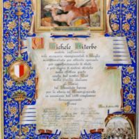 Diploma del Comitato barese per la Storia del Risorgimento per gli 80 anni del Perucezio.JPG