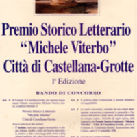 (1996) Premio storico letterario %22Michele Viterbo%22 città di Castellana-Grotte (Locandina).jpg