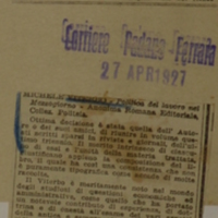 (1927), Politica del lavoro nel Mezzogiorno [Recensione], Corriere Padano (Ferrara).JPG