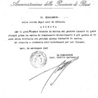 Attestato di servizio rilasciato dalla Provincia di Bari per la carica di Commissario Straordinario e Preside della Provincia (br).pdf