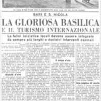 Viterbo Michele (1951) La gloriosa Basilica e il turismo internazionale (La Gazzetta del Mezzogiorno, 6 maggio 1951, p. 3).jpg