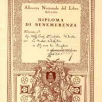 (19..) Attestato di benemerenza (Alleanza Nazionale del Libro - Ruvo di Puglia).jpg
