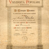 (1922) Diploma di socio benemerito (Università popolare di Barletta).jpg