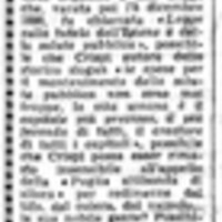 Sangiorgi Giuseppe (1964), Crispi e l'acqua ala Puglia (La Gazzetta del Mezzogiorno, 26 gennaio 1964, p. 10).jpg