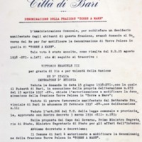 (1938) Atto amministrativo della Città di Bari.jpg