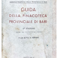 Provincia di Bari (1936), Guida della Pinacoteca provinciale di Bari (a c. di M. Gervasio).pdf