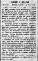 MV (1907), Il circolo Andrea Angiulli a New-York, I pugliesi in America  (Corriere delle Puglie, 17 marzo 1907, p. 2).jpg