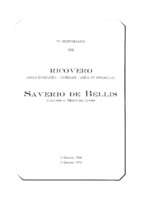 70. anniversario del ricovero Saverio de Bellis. Putignano, Tip. Radio 1977.pdf