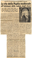 Peucezio (1963) - La vita della Puglia medievale all'indomani della caduta degli Svevi (La Gazzetta del Mezzogiorno - 5 ottobre 1963).jpg