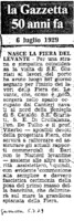 La Gazzetta 50 anni fa