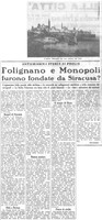 Viterbo Michele (1951) Polignano e Monopoli furono fondate da Siracusa? (La Gazzetta del Mezzogiorno, 14 agosto 1951, p. 3).jpg