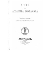 Accademia Pontaniana (1965) Processi verbali dal 26 novembre 1964 al 24 giugno 1965 (Atti della Accademia Pontaniana, N.S., Vol. 14, 1964-1965, p. 292-310).pdf Accademia Pontaniana (1965) Processi verbali dal 26 novembre 1964 al 24 giugno 1965 (Atti della Accademia Pontaniana, N.S., Vol. 14, 1964-1965, p. 292-310).pdf