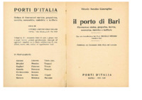 Caravaglios Vittorio Amedeo, Il porto di Bari, con un introduzione di Michele Viterbo. Napoli, Porti d'Italia, 1939.pdf
