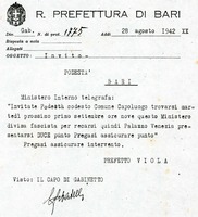 (1942) Telegramma-invito del Prefetto Viola a Michele Viterbo.jpg