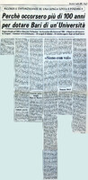VM (1969), Perchè occorsero più di 100 anni per dotare Bari di un'Università (La Gazzetta del Mezzogiorno, 9 aprile 1969, p. 3).jpg