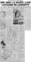 Viterbo Michele (1951) Come sorse e si sviluppò a Bari l'agitazione per l'acquedotto (La Gazzetta del Mezzogiorno, 6 febbraio 1951, p. 3).jpg