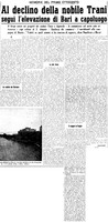 Viterbo Michele (1954) Al declino della nobile Trani seguì l'elevazione di Bari a capoluogo (La Gazzetta del Mezzogiorno, 1 luglio 1954, p. 3).jpg