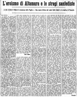VM - Sabini Celio (1968), L'eroismo di Altamura e le stragi sanfediste (La Gazzetta del Mezzogiorno, 13 gennaio 1968, p. 3).jpg