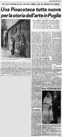 Marino Pietro (1967), Una Pinacoteca tutta nuova per la storia dell'arte in Puglia (La Gazzetta del Mezzogiorno, 7 luglio 1967, p. 3).jpg