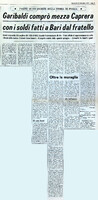 VM (1970), Garibaldi comprò mezza Caprera con i soldi fatti a Bari dal fratello (La Gazzetta del Mezzogiorno, 30 dicembre 1970, p. 3).jpg