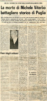 Spagnoletti (1973) La morte di Michele Viterbo battagliero storico di Puglia (La Gazzetta del Mezzogiorno, 13 aprile 1973).jpg