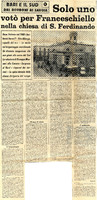 Peucezio (1964) - Solo uno votò per Franceschiello nella chiesa di S. Ferdinando (La Gazzetta del Mezzogiorno - 30 gennaio 1964).jpg