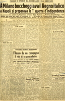 P (1957), A Milano boccheggiava il Regno italico a Napoli si preparava la I. guerra d'indipendenza (La GdM, 23 gennaio 1957, p. 3).JPG