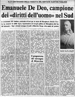 (1972), Emanuele De Deo, campione dei diritti dell'uomo nel Sud (La Gazzetta del Mezzogiorno, 10 giugno 1972, p. 3).jpg