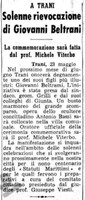 (1963), A Trani solenne rievocazione di Giovanni Beltrani, La commemorazione sarà fatta dal prof. Michele Viterbo (La Gazzetta del Mezzogiorno, 24 maggio 1963, p. 11).jpg