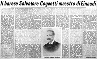 VM(1961) Il barese Salvatore Cognetti maestro di Einaudi (La Gazzetta del Mezzogiorno, 3 novembre 1961, p. 3).jpg